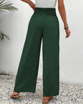 Wide Leg Palazzo Pants for women - High Waisted Elastic Waist Drawstring - Relaxed Fit Printed - Image 12