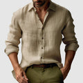 Button-Down Long Sleeve Shirt for Men - Regular Fit - Image 8
