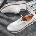 Lace-Up Sneakers for Men - Round Toe Perforated Upper - Image 5