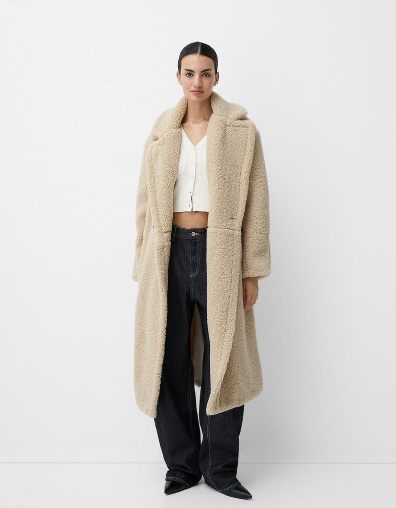 Teddy Oversized Coat for Women - Double-Breasted - Image 2