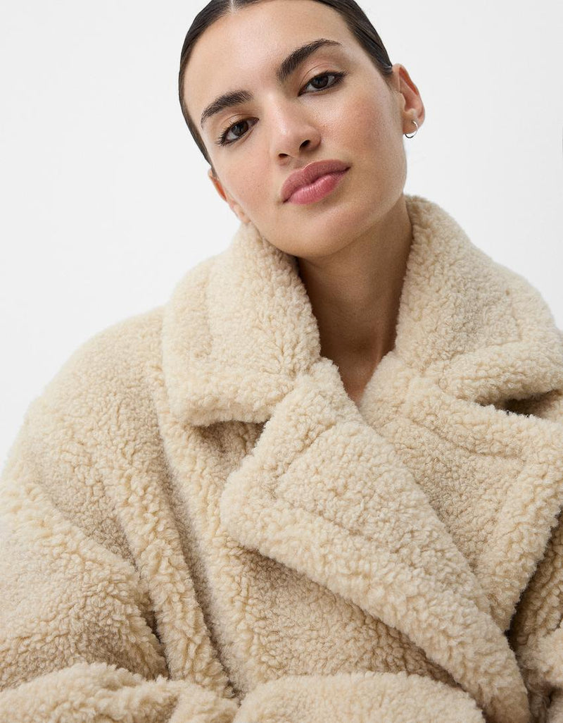 Teddy Oversized Coat for Women - Double-Breasted - Image 4
