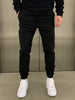 Cargo Jogger Pants for men - Slim Fit Ankle Cuffs - Utility Multiple Pockets Drawstring Pants - Image 1