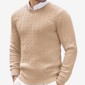 Cable Knit Sweater for Men - Long Sleeve - Image 5