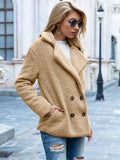Double Breasted Jacket for Women - Notched Lapel - Image 10