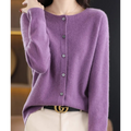 Button-Down Cardigan Sweater for Women - Long Sleeve - Image 15