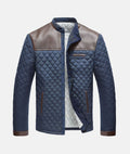 Quilted Button-Front Jacket for Men - Long Sleeve - Image 1