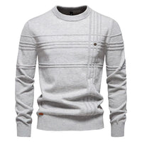 Crew Neck Sweater for Men - Long Sleeve - Image 1