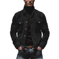 Corduroy Button-Down Jacket for Men - Chest Pockets - Image 10