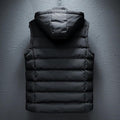 Puffer Vest for Men - Hooded - Image 2
