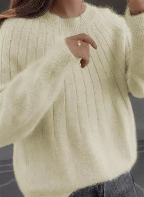 Pullover Sweater for Women - Long Sleeve - Image 2