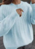 Pullover Sweater for Women - Long Sleeve - Image 4