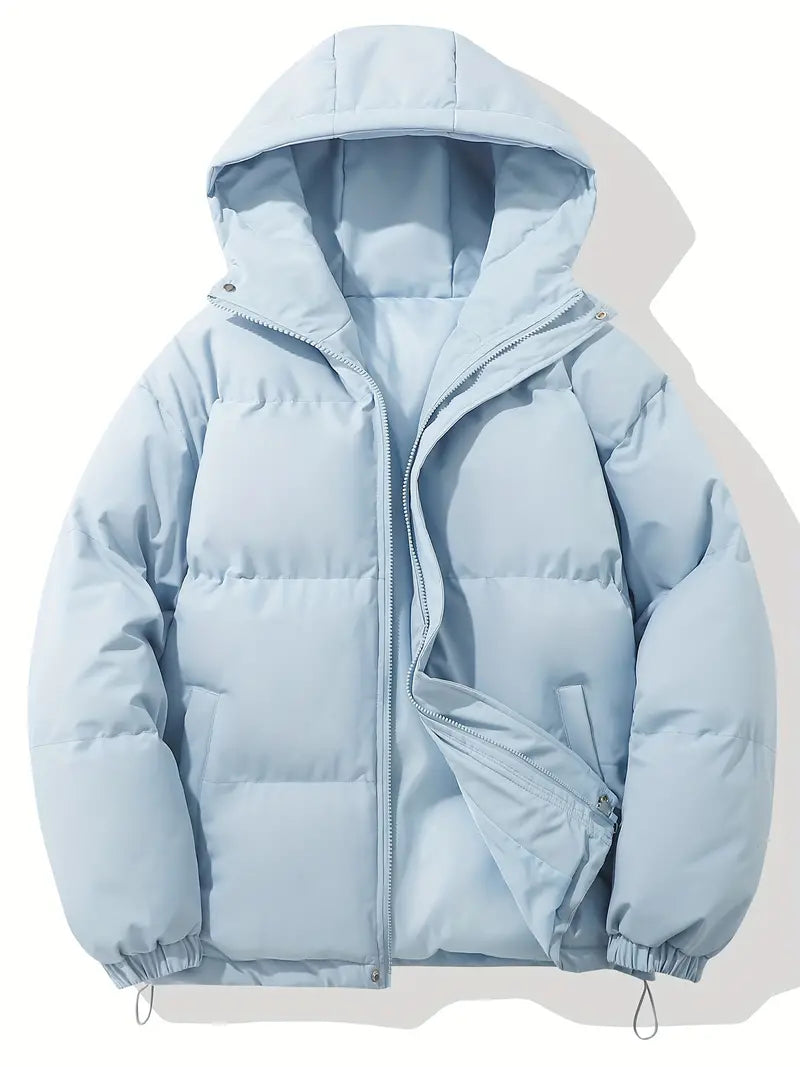 Quilted Puffer Jacket for Women - Hooded - Image 5