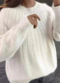 Pullover Sweater for Women - Long Sleeve - Image 3