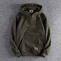 Pullover Hoodie for Men - Half-Zip - Image 4