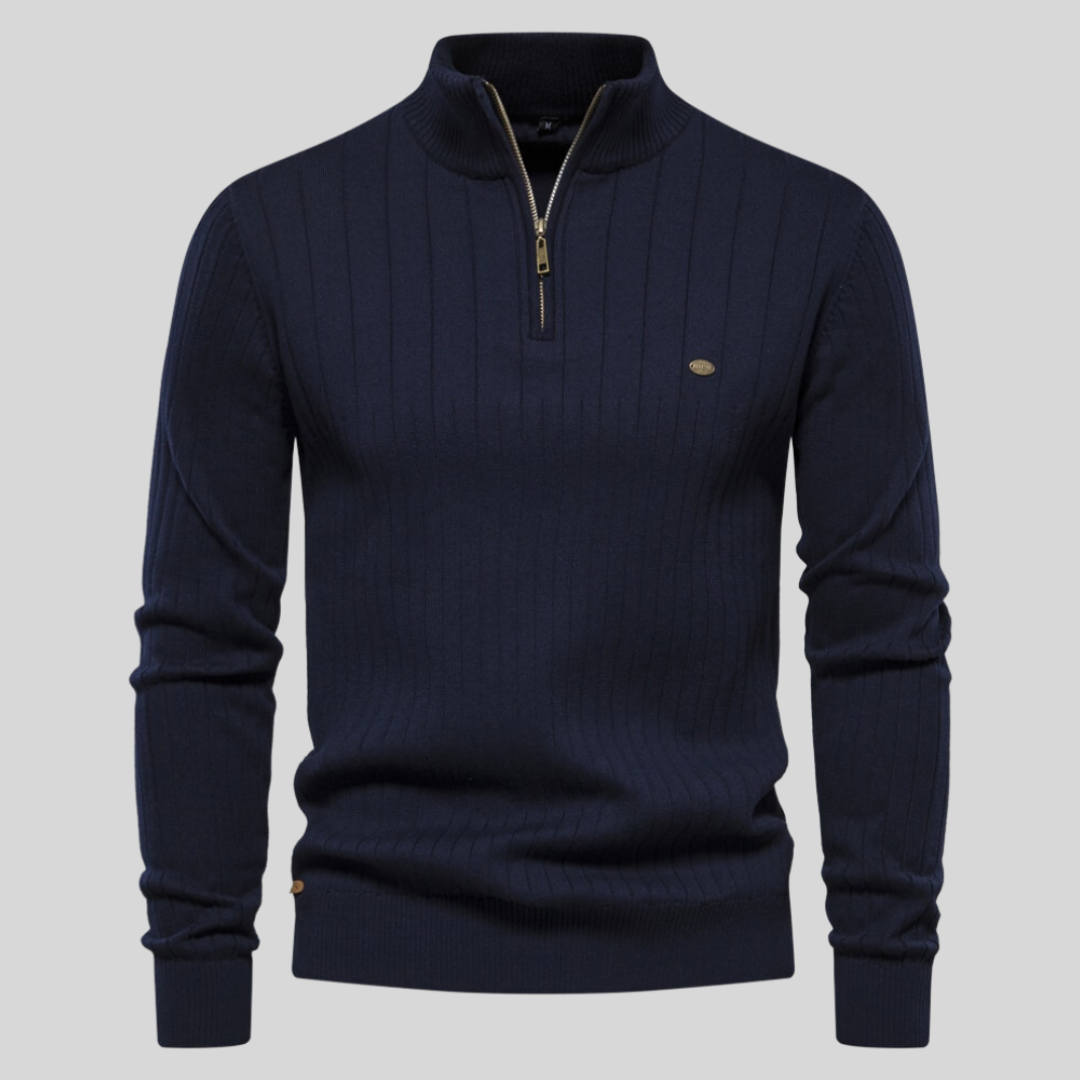 Quarter Zip Sweater for Men - Long Sleeve - Image 10