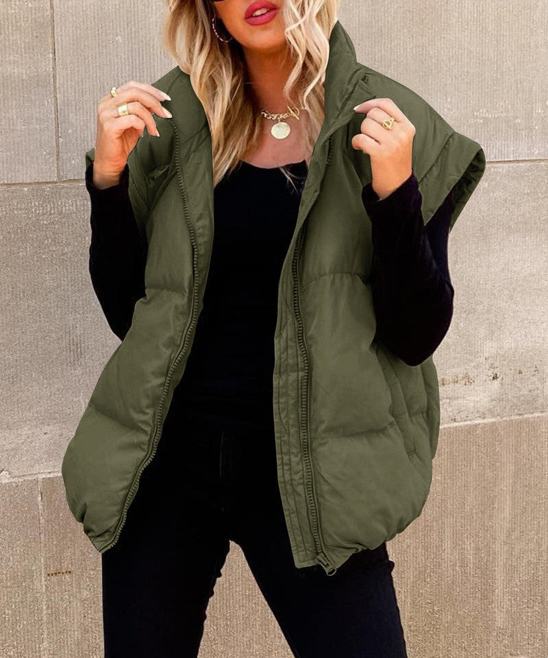 Puffer Vest for Women - Cropped Length - Image 6