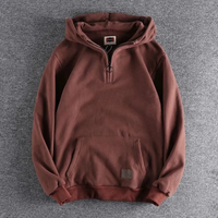 Pullover Hoodie for Men - Half-Zip - Image 3