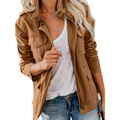Utility Jacket for Women - Button-Down - Image 4