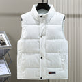 Quilted Puffer Vest for Men - Button Front - Image 3
