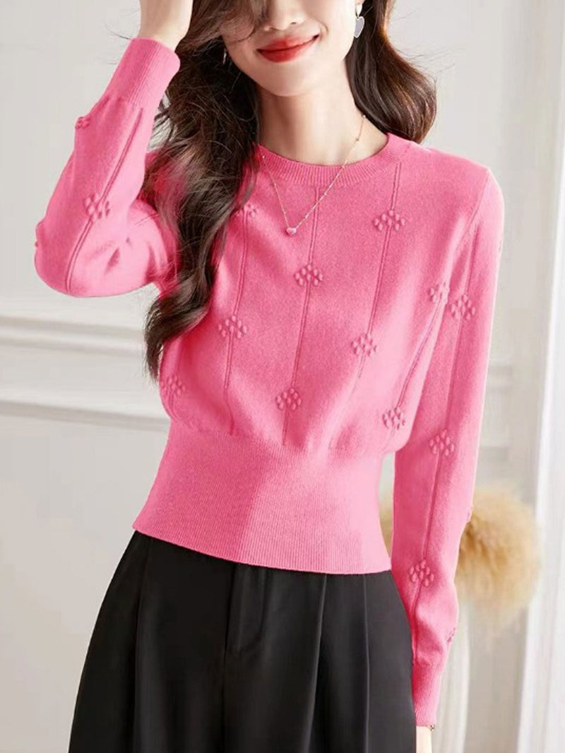 Pullover Sweater for Women - Fitted - Image 3