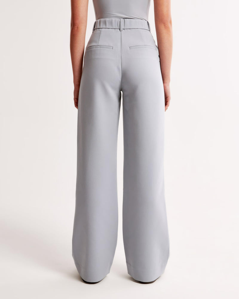 Wide Leg Trousers for Women - High Waist Pleated - Image 19