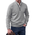 Quarter-Zip Sweater for Men - Long Sleeve - Image 7