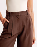 Wide Leg Trousers for Women - High Waist Pleated - Image 25