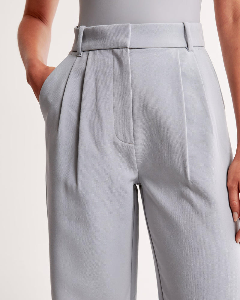Wide Leg Trousers for Women - High Waist Pleated - Image 20