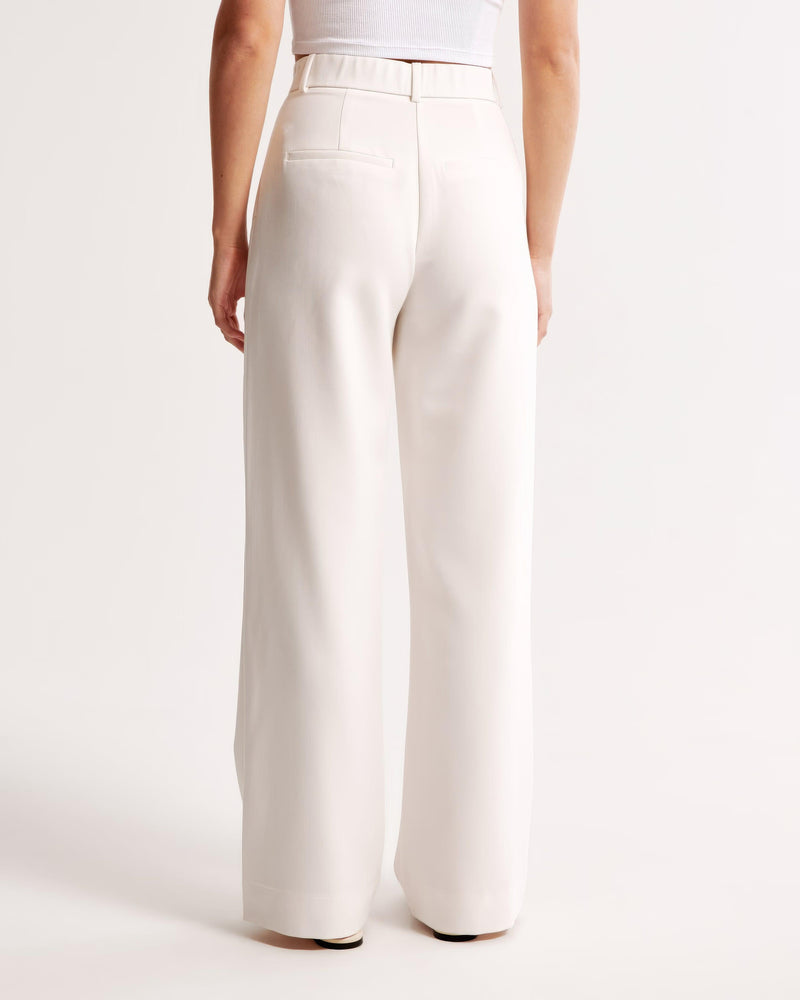 Wide Leg Trousers for Women - High Waist Pleated - Image 15