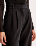 Wide Leg Trousers for Women - High Waist Pleated - Image 10