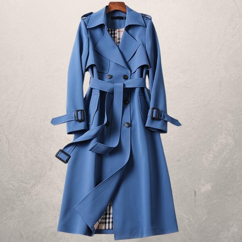 Trench Coat Coat for Women - Long Coat - Image 3