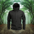 Hooded Tactical Jacket for Men - Full Zip - Image 2