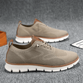 Lace-Up Sneakers for Men - Round Toe Perforated Upper - Image 6