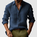 Button-Down Long Sleeve Shirt for Men - Regular Fit - Image 10