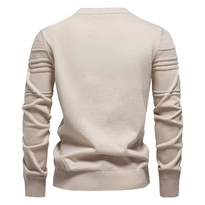 Crew Neck Sweater for Men - Long Sleeve - Image 3