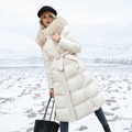 Puffer Coat for Women - Fur Hood - Image 9