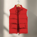 Puffer Vest for Men - Stand Collar - Image 4