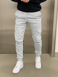 Cargo Jogger Pants for men - Slim Fit Ankle Cuffs - Utility Multiple Pockets Drawstring Pants - Image 10