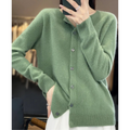 Button-Down Cardigan Sweater for Women - Long Sleeve - Image 7