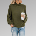 Pullover Sweater for Women - Turtleneck - Image 3