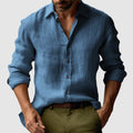 Button-Down Long Sleeve Shirt for Men - Regular Fit - Image 6