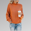 Pullover Sweater for Women - Turtleneck - Image 2