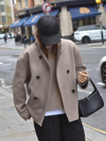 Double Breasted Short Jacket for Women - Button Front - Image 3
