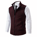 Full Zip Sweater Vest for Men - Zipper Pockets - Image 5
