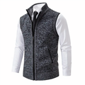 Full Zip Sweater Vest for Men - Zipper Pockets - Image 3