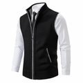 Full Zip Sweater Vest for Men - Zipper Pockets - Image 4