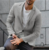 Casual Blazer for Men - Single-Breasted Notch Lapel - Slim Fit - Image 1