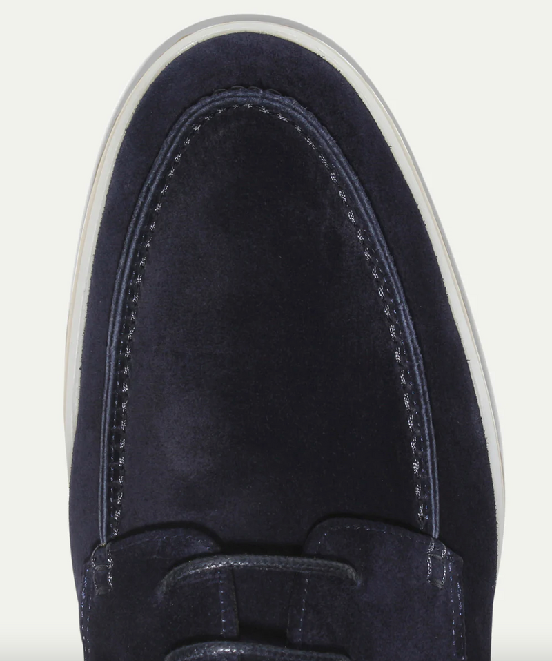 Men's Boat Shoes - Lace-Up Casual Shoes - Round Toe Contrast Sole - Image 4