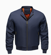 Bomber Jacket for Men - Zip Closure