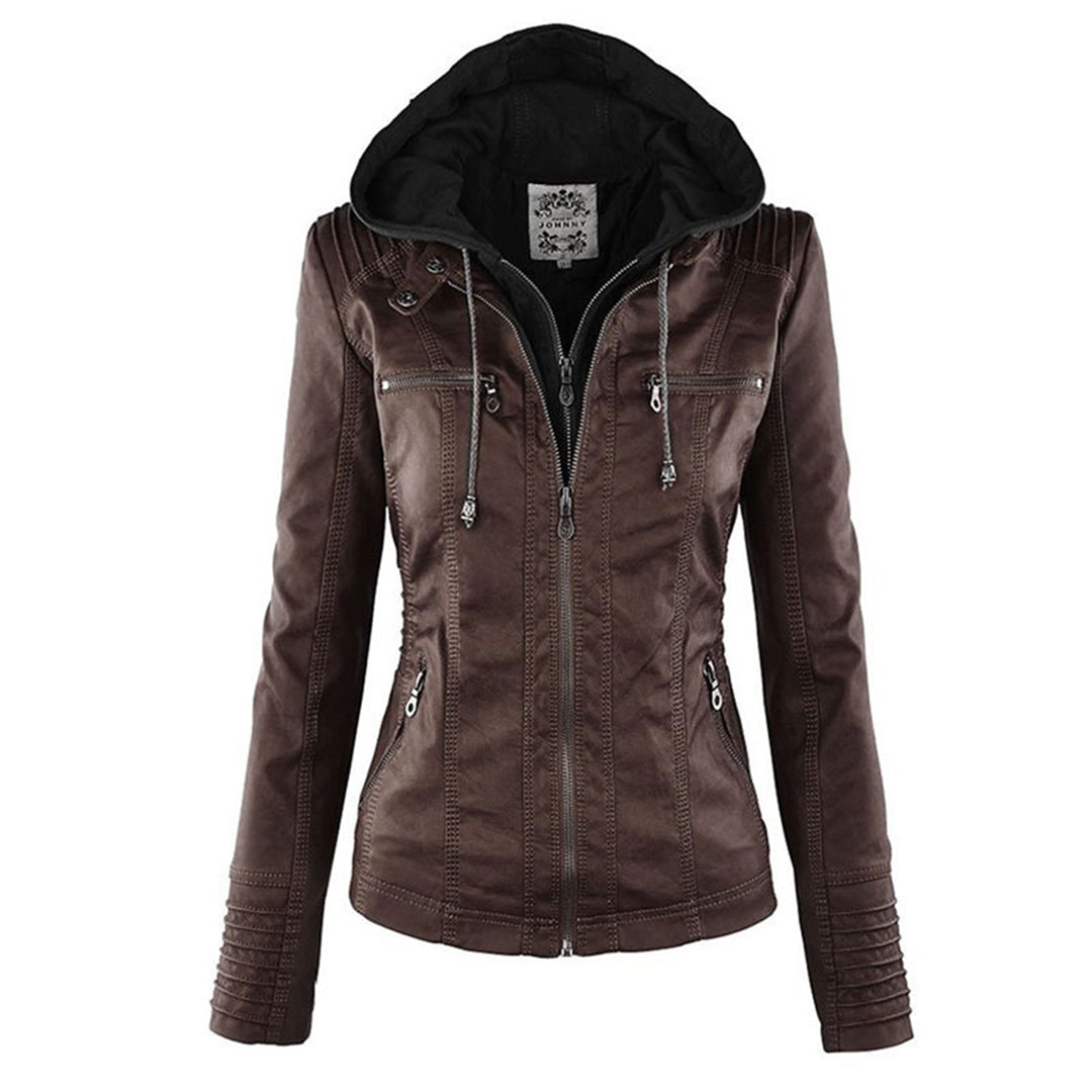 Hooded Jacket for Women - Zip Front - Image 6